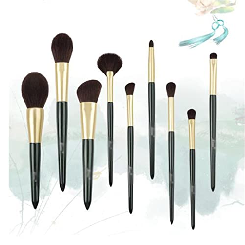 Pinceau fard à paupières blanc neige pour ensemble maquillage poudre libre