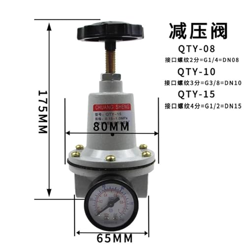 Procesador de aire de alta presión QTY-25 regulador de 1 pulgada resistente a 16 kg 3