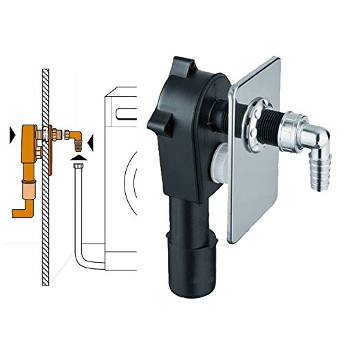 2074 Unterputz Unteruptzsiphon, mehrfarbig