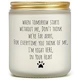 Dog Memorial Gifts for Loss of Dog, Pet Memorial Gifts, Pet Loss Gifts, Sympathy Candle Gift for Cats Dogs Passing Away, Bereavement Remembrance Grief Condolence Gifts for Dog Lovers Friends Familes