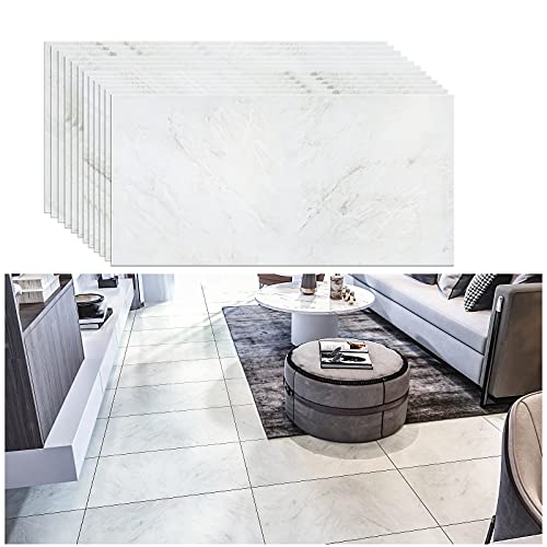 VEELIKE 60cm x 30cm 12 Stück Küche Vinylboden Selbstklebend PVC...