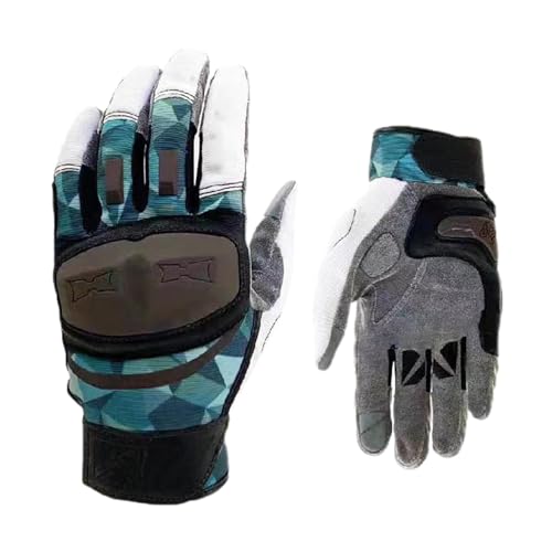 Gants de moto tactiles et antidérapants Teksome à doigts complets pour homme