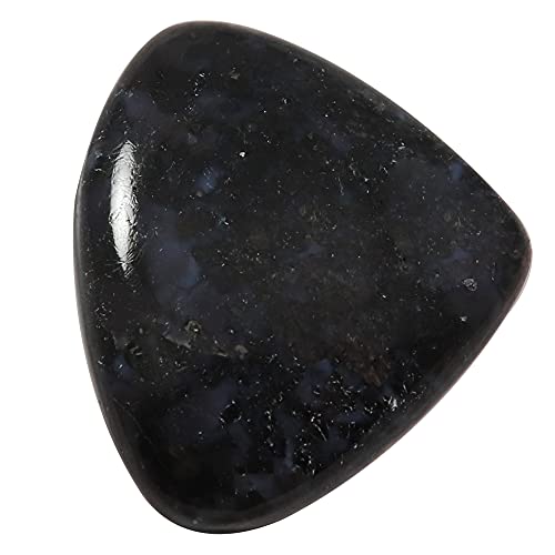 Jaspe Cœur Cabochon unique en roche de Gabbro Qi69 poli main