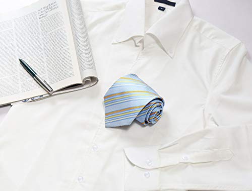 Allegra K Square Pattern Pre Tie Adjustable Neckwear Necktie For Men Beige,Yellow, Blue #TOP4