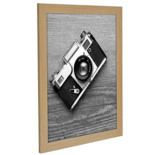 Americanflat 16x20 Picture Frame with Polished Plexiglass - Wide Picture Frames Made of Engineered Wood for Vertical or Horizontal Wall Display - Epic Collection - Pine