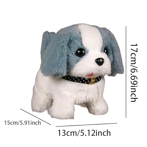 Image of Hopping Walking Dog Toy with Sounds, Jumping Dog Wiggling Tails, Twitching Mouth and Nose, Educational Interactive Dog Toy for Baby Kids Children