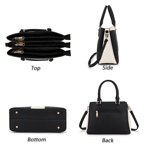 Image of Purses and Wallet Set for Women Crossbody Top Handle Tote Satchel PU Leather Shoulder Bags