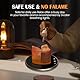 Coffee Cup Heater, Electric Intelligent Drink Cup Warmer with Touch Tech & LED Backlight, Coffee Mug, Milk Cup Warmer with Two Temperature Settings(Kaffeefarbe)