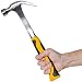 Leporem Hammer - Framing Hammer with Smooth Face, Unibody Steel Forged Structured Finishing Claw Hammer with Non-Slip & Shock Reduction Handle for General Purpose, Light Weight - 16oz (Claw)