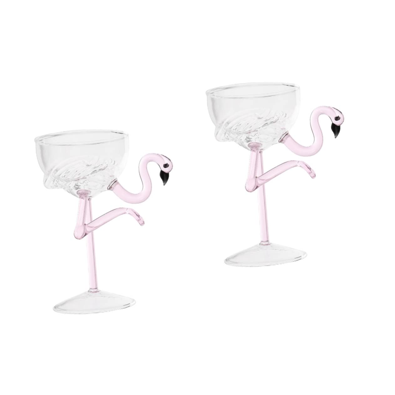 Verre à cocktail flamingo COHEALI coffret cadeau original pour anniversaire