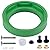 RAINGOWN 3'' Toilet Tank Gasket & Toilet Tank Bolts Parts Kit Tank to Bowl Gasket Kit Compatible with American Standards Champion 4 Toilet Part AS738756-0070A, Toilet Repair Kit Inside Tank
