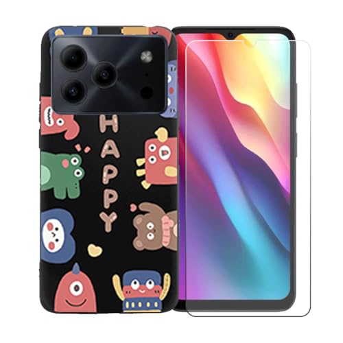 pGYDQQKJP[X Doogee Note 56x + KXXN[یtB Aȃ\tgVRP[XیTPUJo[̃P[XJo[ p Doogee Note 56x (6.56") - LLM45