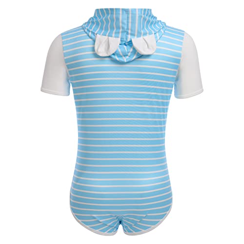 ABAFIP Men Short Sleeve Romper Pajama Bodysuit One Piece Leotard Cute Print Diaper Teddy Rompers Pj Sleepwear Tops2