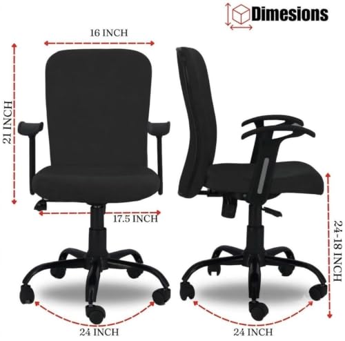 Image of FC Revolving Office Chairs Ergonomic Executive Computer Push Back (Highly Recommended) Executive Chair Outdoor Room Chair Ergonomic Push Back Black Chair