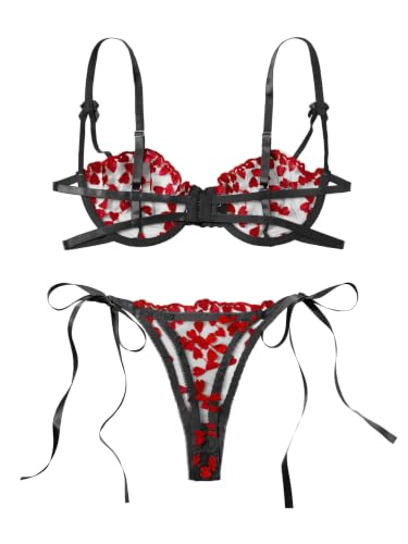 Image of Lilosy Sexy Lingerie Set 2 Piece Women Bra and Panty