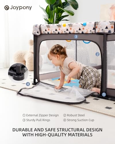 5-in-1-Baby-Playpen-with-a-Mat-71×59-Large-PlayPen-for-Babies-and-Toddlers-Outdoor-Baby-Play-Yard-for-Baby-Activity-Center-Sturdy-Safety-Baby-Fence-with-Breathable-Mesh-and-Anti-Slip-Base 5 in 1 Baby Playpen with a Mat 71×59 Large PlayPen for Babies and Toddlers Outdoor Baby Play Yard for Baby Activity Center Sturdy Safety Baby Fence with Breathable Mesh and Anti Slip Base
