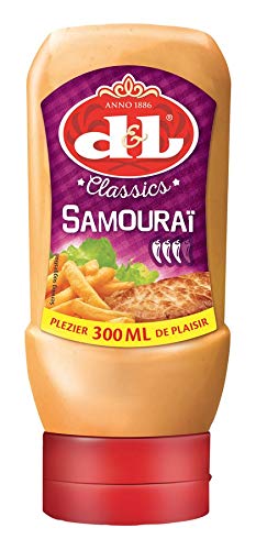 D&L Belgische Gourmet - Samourai Sauce in der Squeeze-Flasche, 6er Pack (6 x 300 ml)