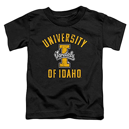University of Idaho Official Uidaho Vandals Logo Unisex Toddler T Shirt,Black, 2