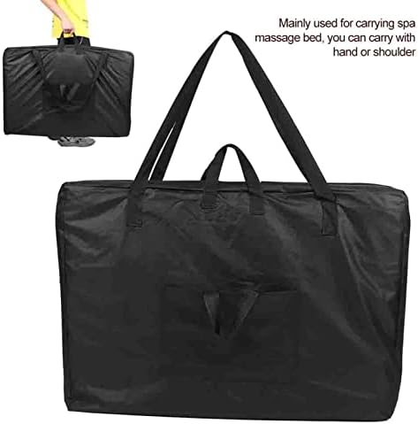 Massage Bed Carry Bag, Massage Table Bag Universal Massage Table Carry Case, Professional Portable Spa Table Massage Standard Carrying Bag Shoulder Bag, Black