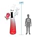 Dreamone 9 Foot Halloween Inflatable Flashing Flame Ghost for Halloween Indoor Outdoor Yard Garden Party Decorations