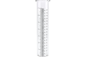 7" Capacity Replacement Rain Gauge Tube for Yard Garden