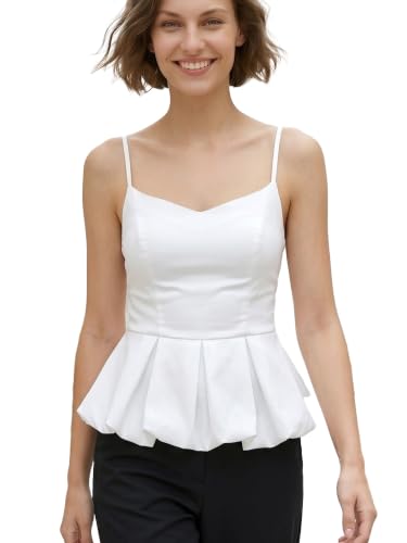 Camisón ajustado en forma A con dobladillo rizado para estilizar la silueta femenina