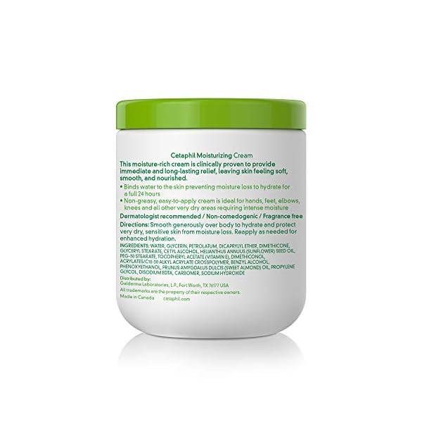 CETAPHIL-Moisturizing-Cream-20-oz-Moisturizer-For-Dry-To-Very-Dry-Sensitive-Skin-Completely-Restores-Skin-Barrier-In-1-Week-Fragrance-Free-Non-Greasy-Dermatologist-Recommended-Brand Cetaphil Moisturizing Cream 20 oz