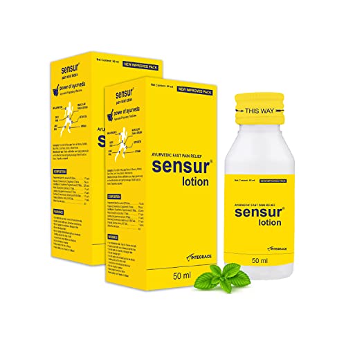 Image of Sensur Natural & Ayurvedic Pain Relief Lotion - (50ml, Pack of 2)|Fast Relief |All Pains, One solution