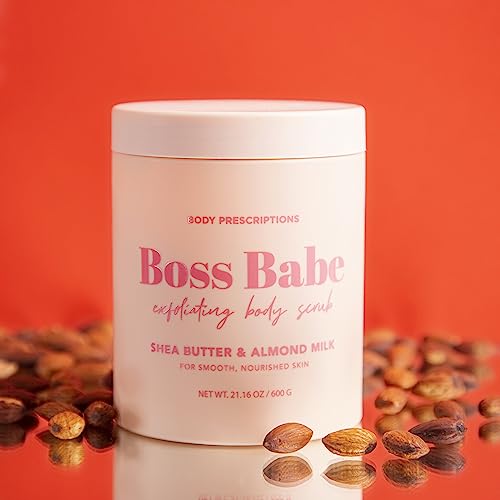 Image of Body Prescriptions Exfoliating Body Scrub - Body Cleanser for Nourished, Ultra-Smooth Skin, Shea Butter and Almond Milk