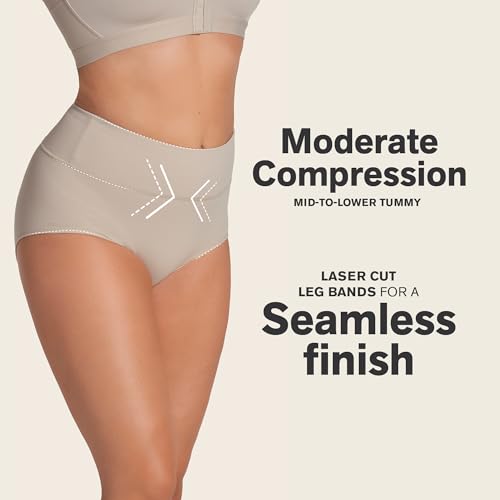Leonisa Slimming High Waisted Compression Panties - Tummy Control Underwear for Women2