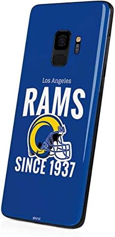 Skinit Decal Phone Skin Compatible with Samsung Galaxy S9 - Officially Licensed NFL Los Angeles Rams Helmet Design
