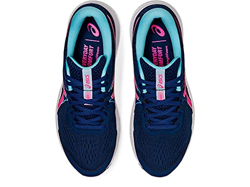 Asics Women's Gel-Contend 7 Running Shoes, 8, Midnight Blue/Hot Pink #TOP6
