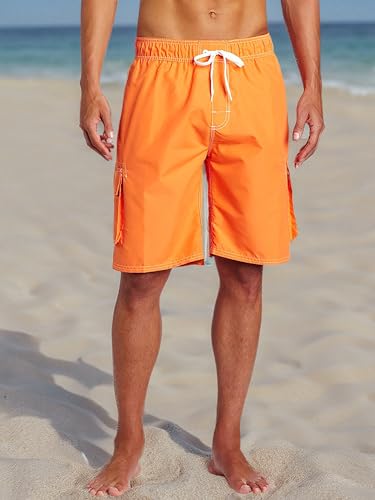 Image of Kanu Surf Men's Big Viper Extended Size Stripe Swim Trunk