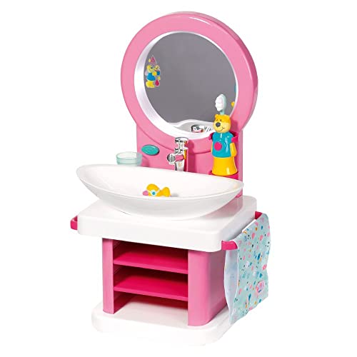 BABY born Lavabo y Spa - Juguete para manos pequeñas, Promueve la empatía y las habilidades sociales, Para niños a partir de 3 años, Incluye espejo, cepillo de dientes, taza y más Cover