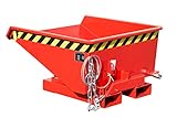  Mini Spänebehälter EXPO E 225 lackiert RAL3000 Feuerrot Stapler Anbaugerät
