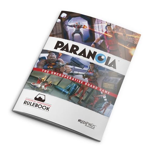 Paranoia: The Uncooperative Board Game - Estrategia, Traición y Supervivencia en Alpha Complex, Ideal para Noches de Juego con Adultos, Edades 14+, 2-6 Jugadores, 60-90 Minutos de Juego, Fabricado por Modiphius Entertainment miniatura 4