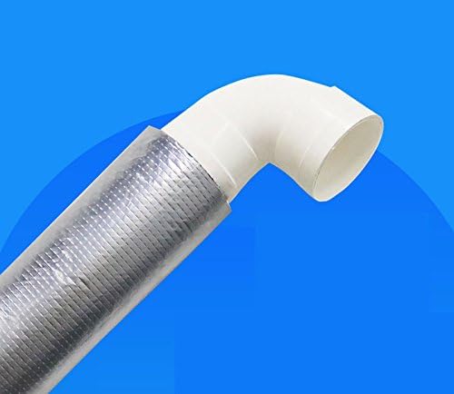SOOMJ Weatherproofing Pipe Coverings 19.7"x394"x10mm/394mil Thick NBR Nitrile Rubber with Aluminum foil