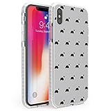 Case Warehouse Patrón Perro Collie Impact Funda para iPhone XS TPU Protector Ligero Phone Protectora con Mascota Perrito Raza Animal Diseño