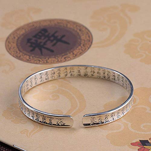 Bracelet thaï S990 pour femme en argent artisanal fait main et ajustable