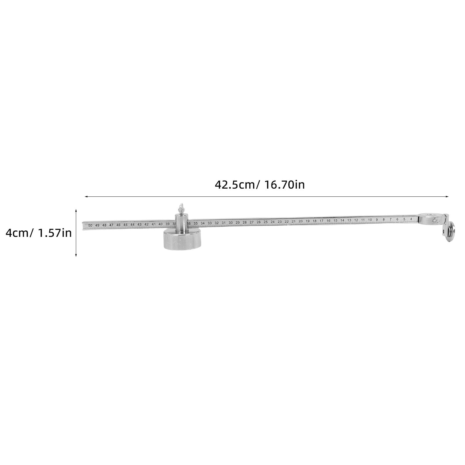 OUNONA Compás de corte por plasma - Compás circular de 16,7 pulgadas para de corte a gas - Guía de calibre de cortador circular para soldadura a gas, metalurgia y fabricación de chapa