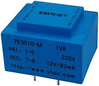 YHDC PCB Safety Isolation Transformer PE3010-M 1VA 230V/15V