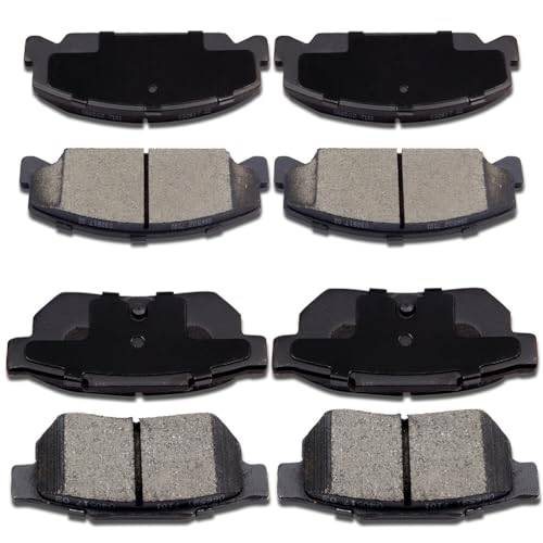 Image of cciyu D273 D374 Front & Rear Ceramic Disc Brake Pads Kit For Honda Civic 1992-1995,For Honda Civic del Sol 1993-1997,For Honda CRX 1990-1991 8PCS