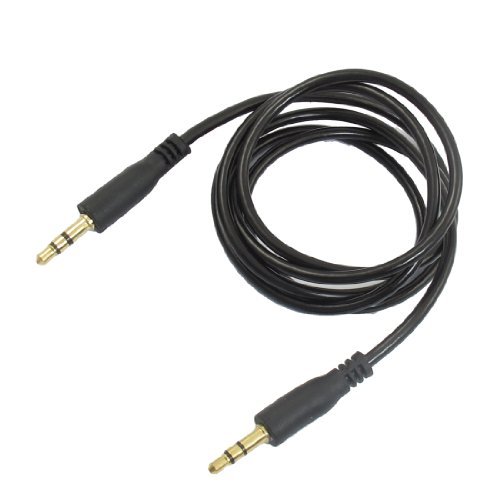 Cable de audio 3.5mm estéreo macho a macho 6ft miniatura 1