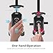 Roykaw Golf Cart Magnetic Phone Holder Mount Compatible with EZGO/Club Car/Yamaha Square Tube Frame Golf Cart, Compatible with iPhone/Galaxy/Google Pixel,360°Rotatable, One-Handed Pick & Place