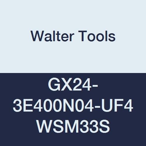 GX24-3E400N04-UF4 WSM33S Carbide Tiger-Tec Grooving Indexable Turning Insert, 0.016" Corner Radius, 0.157" Thick (Pack of 10)