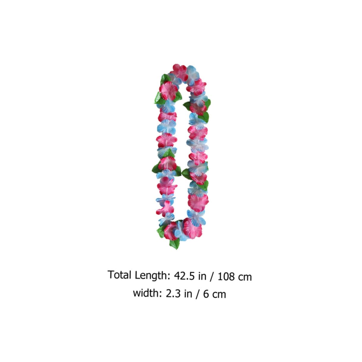 Cabilock 2 Set Lei Hawaiana Leis Clip di del Fiore Decorazioni Hawaiane Tropicale Hawaii Corone Bambini Grembiule Hawaiian Ghirlande Decorazione del Partito Hawaii Leis Regali