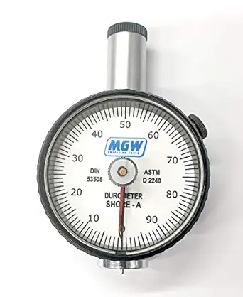 MGW Precision Shore A Hardness Tester Durometer with Test Piece Dual Pointer