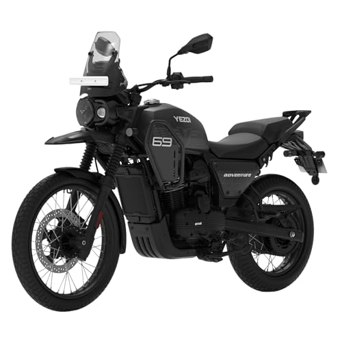 Image of YEZDI Adventure Disc Bike Tornado Black Spoke Wheels Booking for Ex-Showroom Price