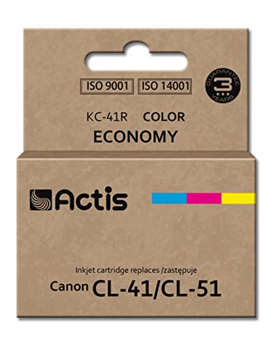 Actis kc-41r tusz kolorowy Faire drukarki Canon (zamiennik Canon CL-41 CL-51) (kc-41r)