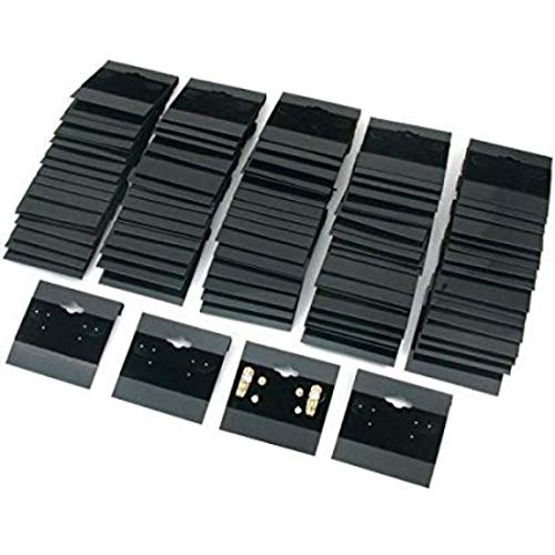Image of DIY Crafts Velvet Jewellery Earring Stud Hanging Display Holder | Elegant jewellery display holders for organising, showcasing and protecting earrings neatly (100 Pcs)